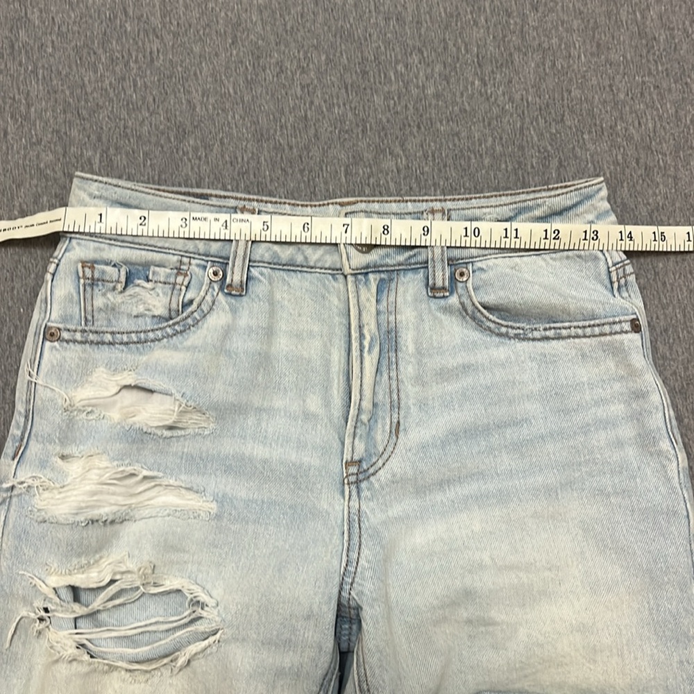 American Eagle distressed mom jeans size 0 - Picture 4 of 7